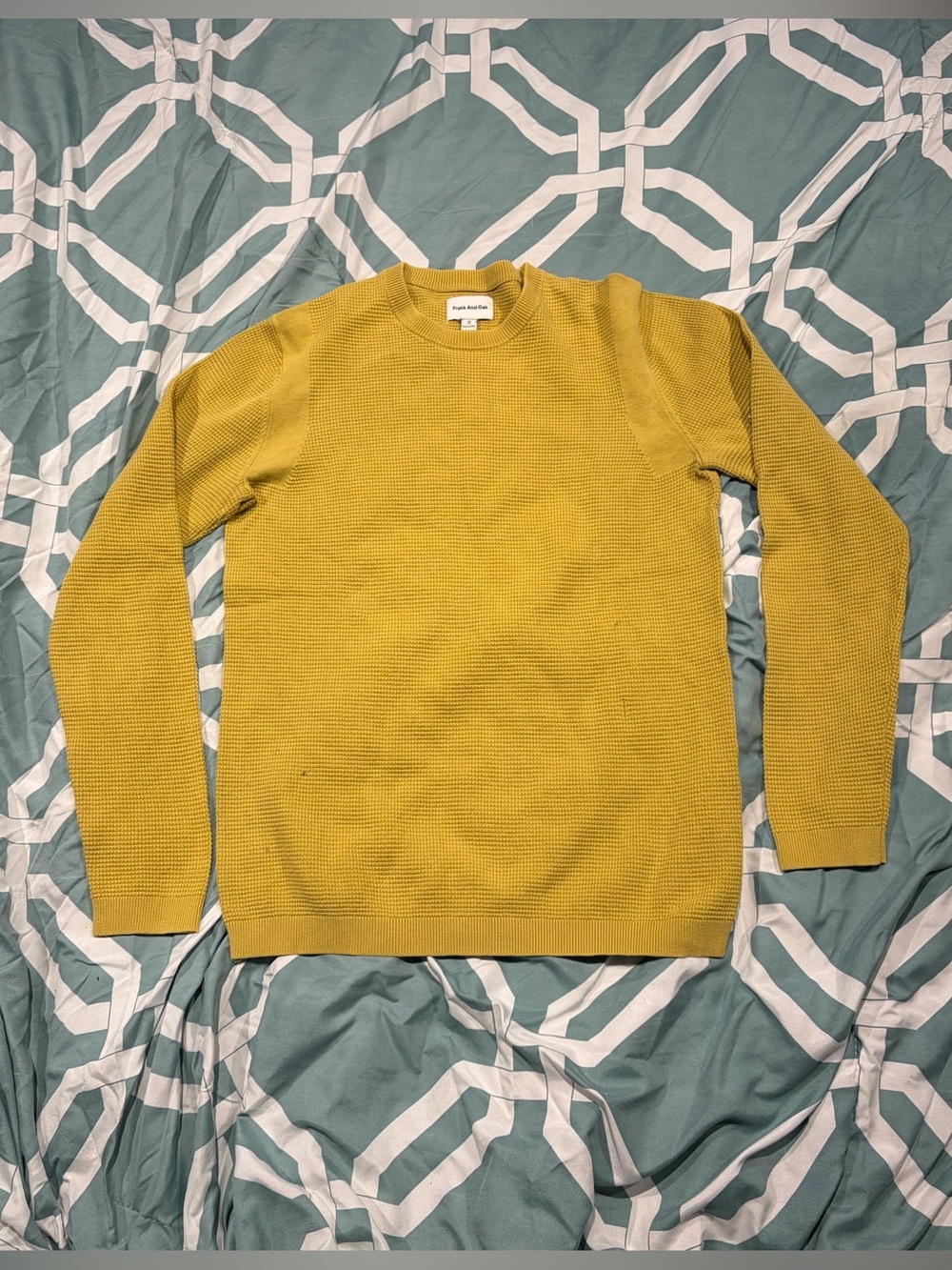 Frank and Oak Waffle Knit